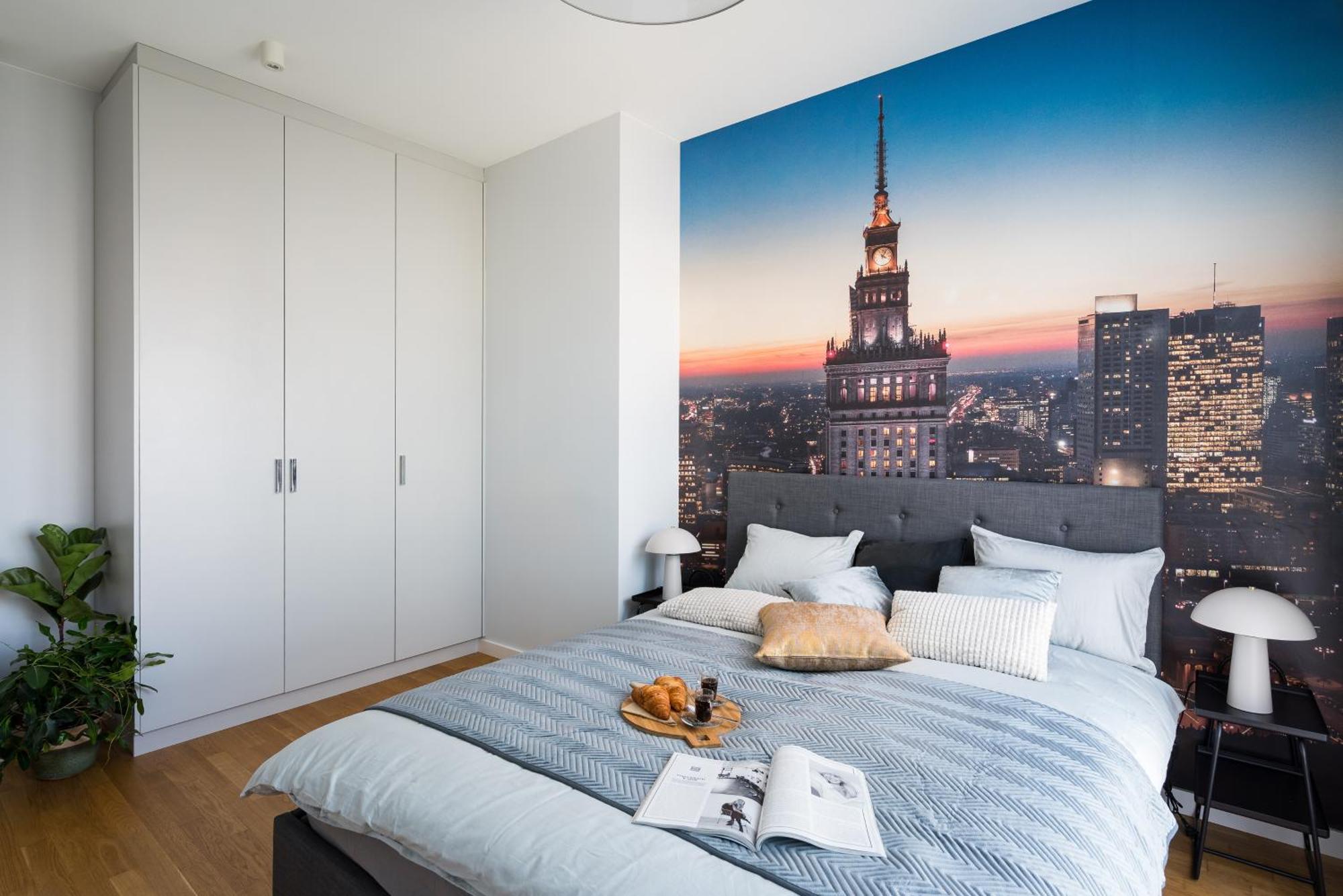 Luxury 2-bedroom Penthouse Skyline 15m Terrace, Garage, Gym, Rooftop & Only 500 M To Metro Warsaw